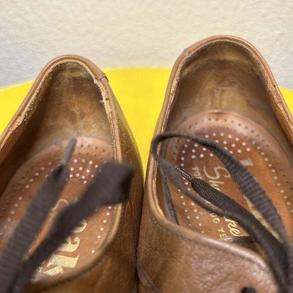 loake bros Fontwell brown leather dress shoes Formal Wear men’s Size 8.5 EEE - Picture 15 of 16